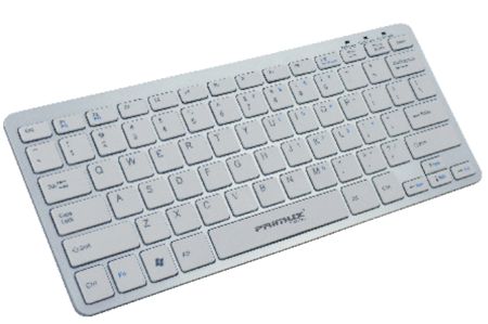 TECLADO USB PRIMUX K100 ULTRA THIN BLANCO